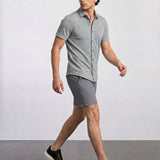 THE EVERYDAY - MELANGE SHIRT - GREY BLEND