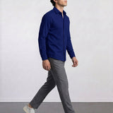 THE EASY - SLIM SHIRT - NAVY BLUE