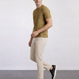 THE EVERYDAY - PIQUÉ TEE - CIGAR