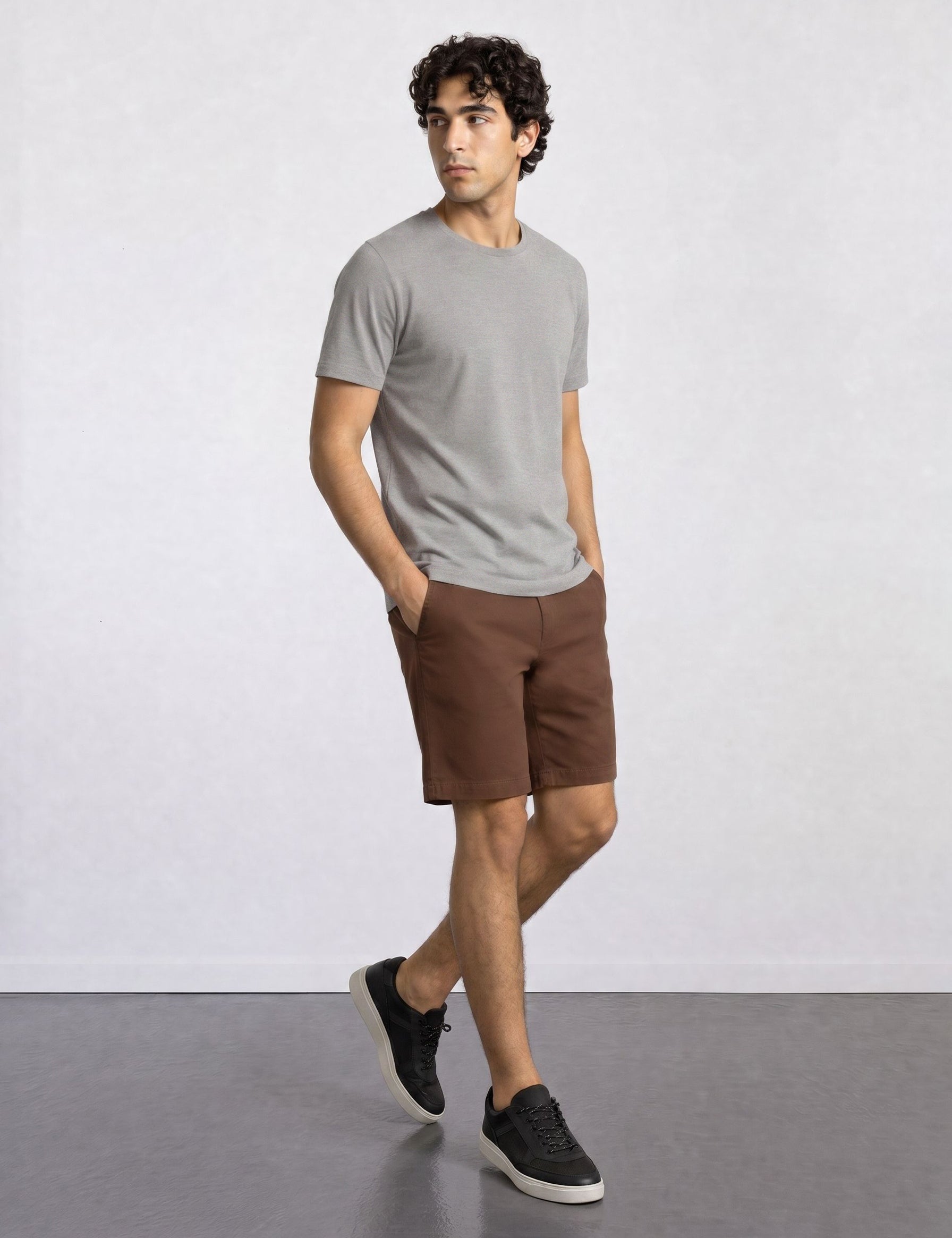 THE MOTION - HALF TEE - KHAKI