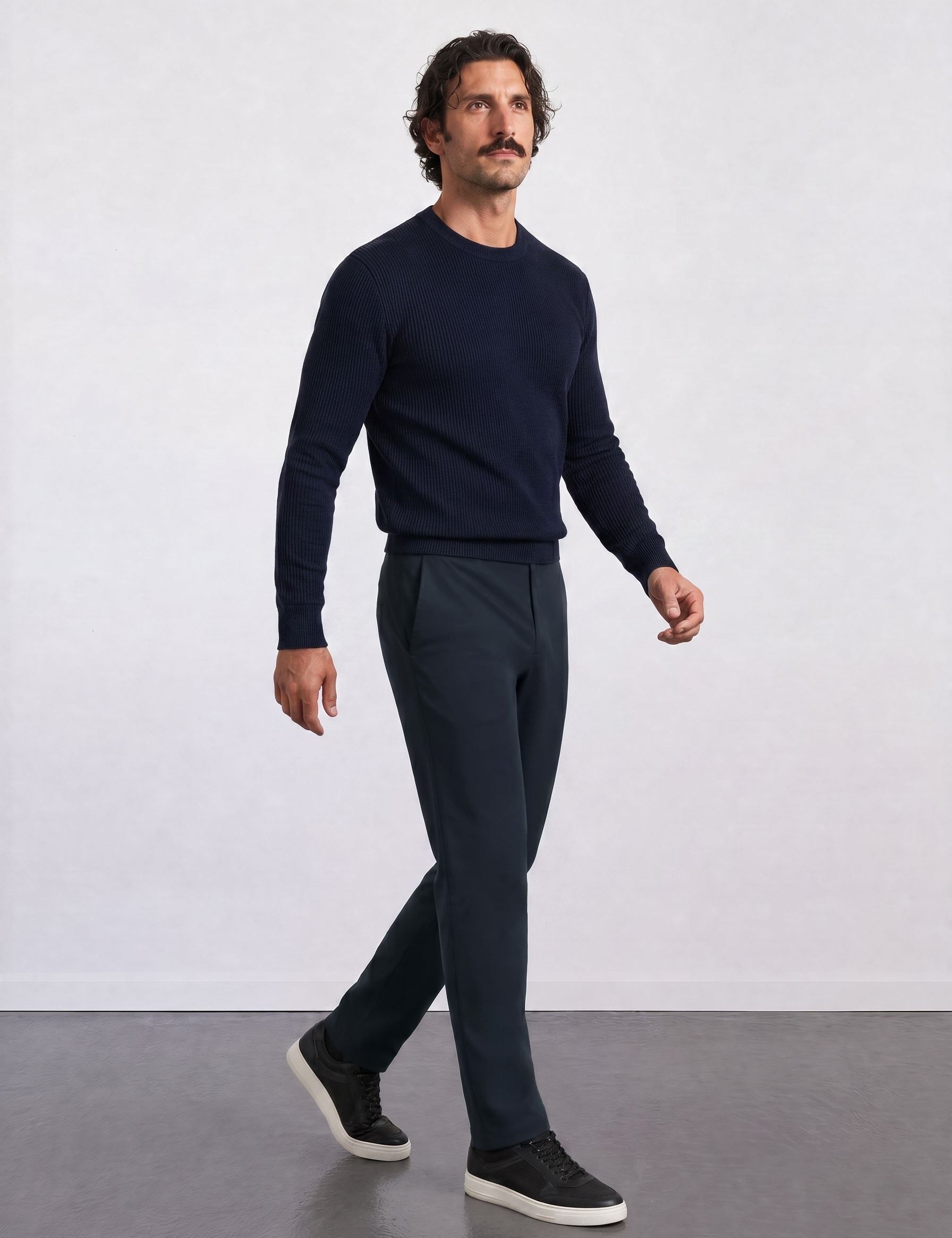 THE HYPERFLEX EVERYDAY - REGULAR PANTS - BLACK