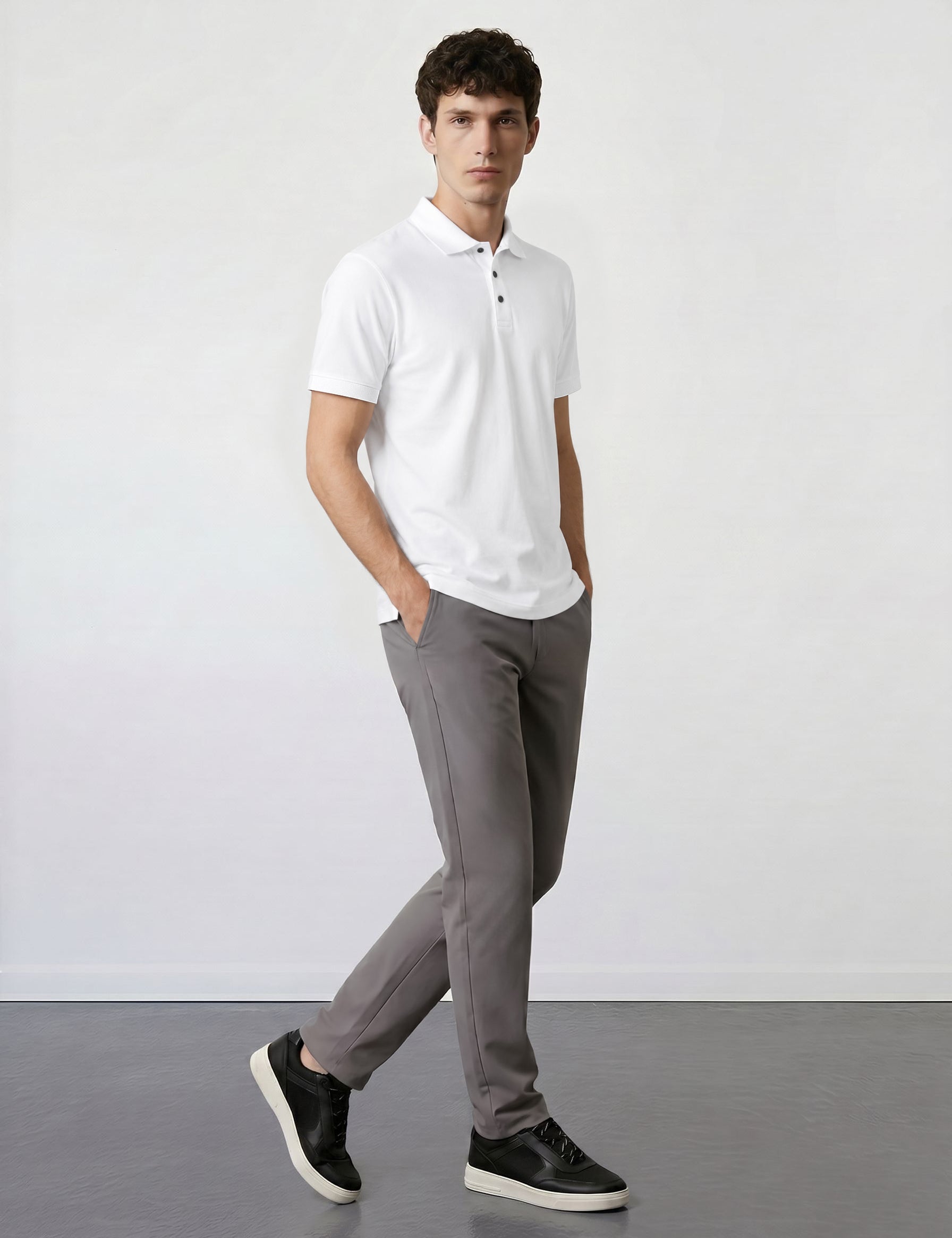 THE PIQUÉ FLEX - REGULAR POLO - ICE