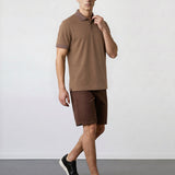 THE PIQUÉ FLEX - REGULAR POLO - OCHRE
