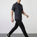 THE EVERYDAY - MELANGE SHIRT - BLACK MELANGE