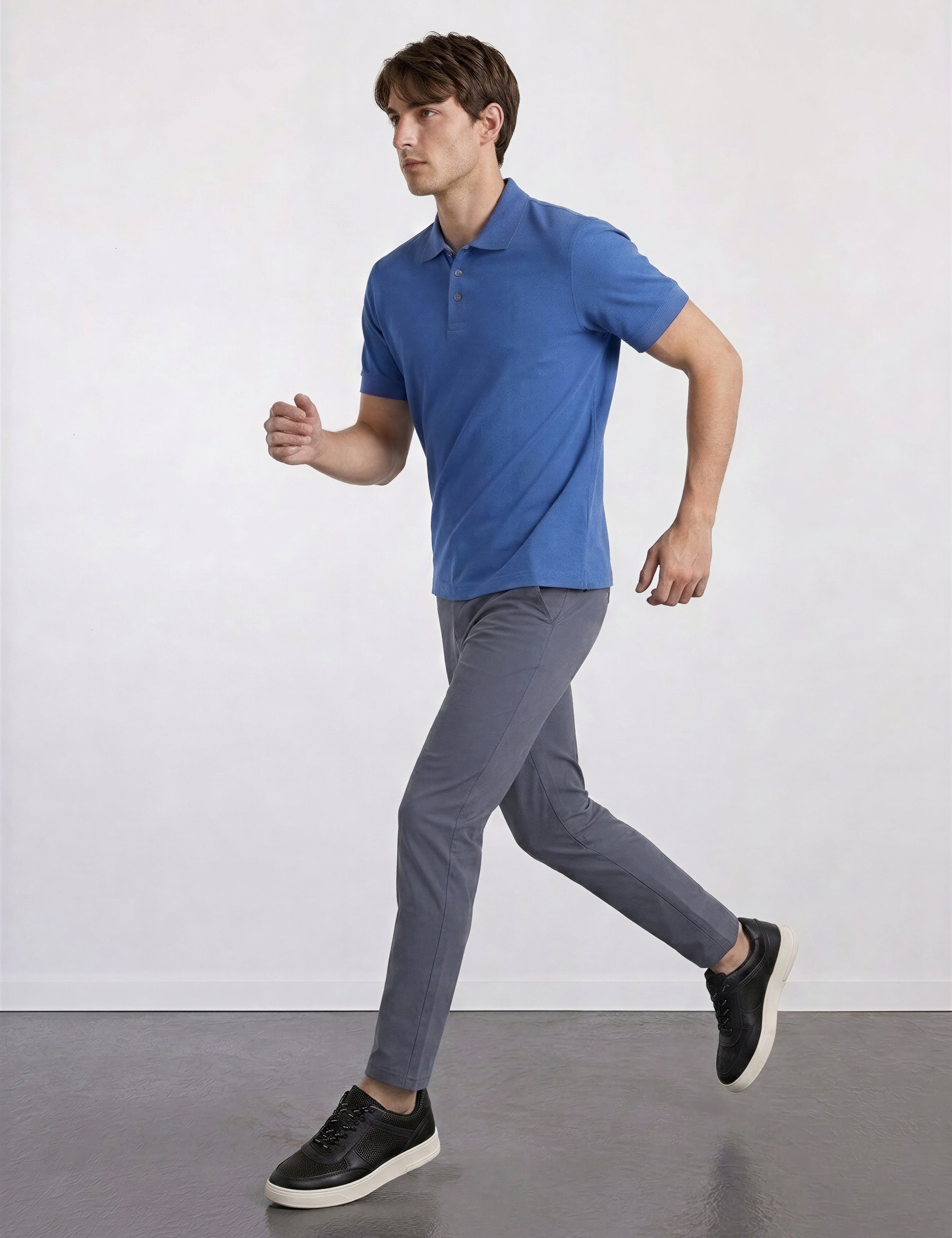 THE PIQUÉ FLEX - REGULAR POLO - ROYAL BLUE