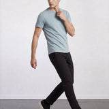 THE MOOVEX - MESH CHINO PANTS - BLACK