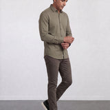 THE AIRTECH - SLIM FULL SHIRT - LEAF GREEN