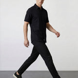 THE EVERYDAY - MELANGE SHIRT - BLACK MELANGE
