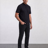 THE ACTIVE - QUARTER ZIP HALF TEE - BLACK