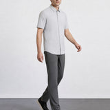 THE EVERYDAY - SLIM HALF SHIRT - GREY