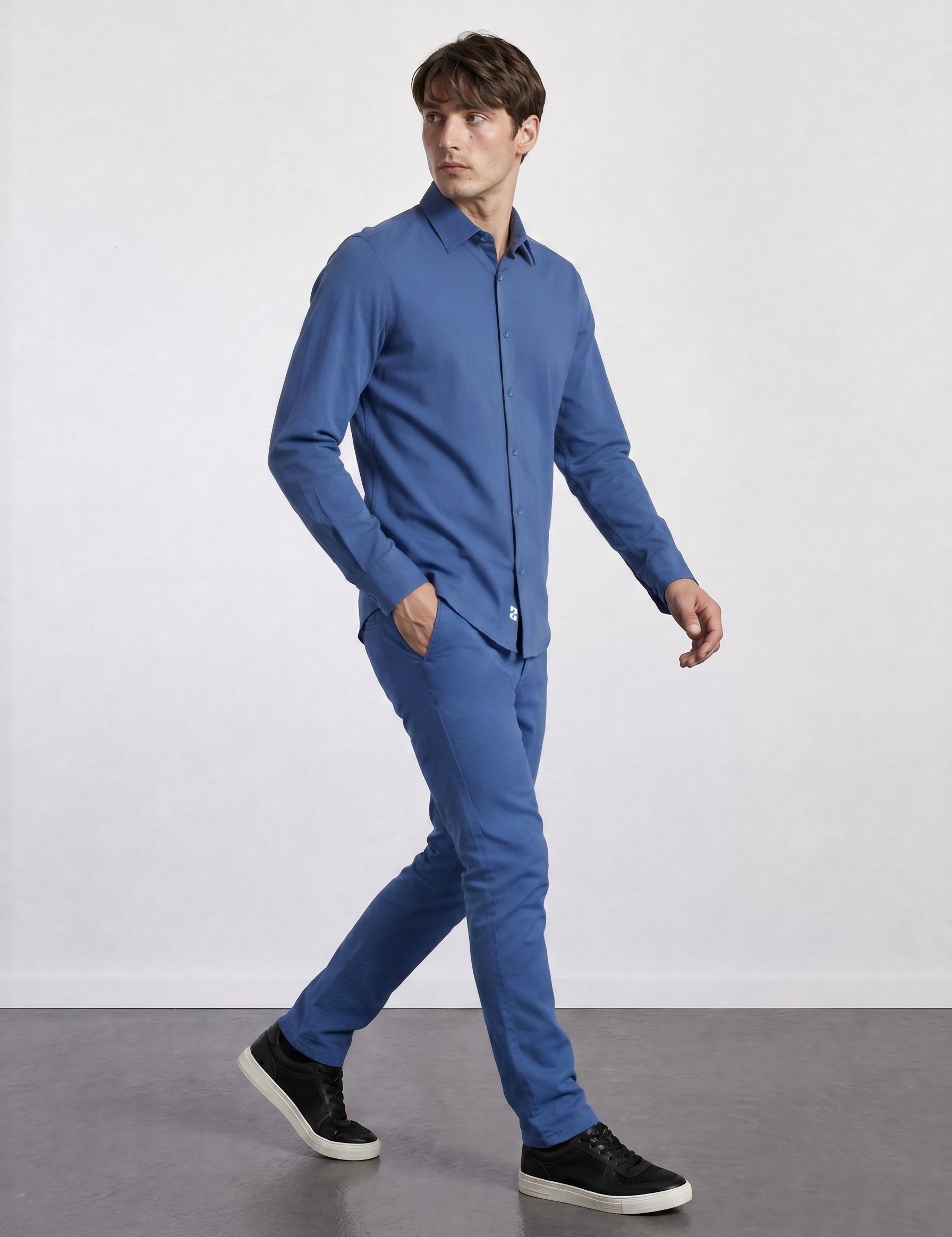 THE TOKYO - FULL SHIRT - ROYAL BLUE