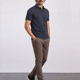 THE AIRTECH - RIPSTOP POLO - NAVY BLUE