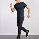 THE EVERYDAY - SEAMLESS HALF TEE - NAVY BLUE