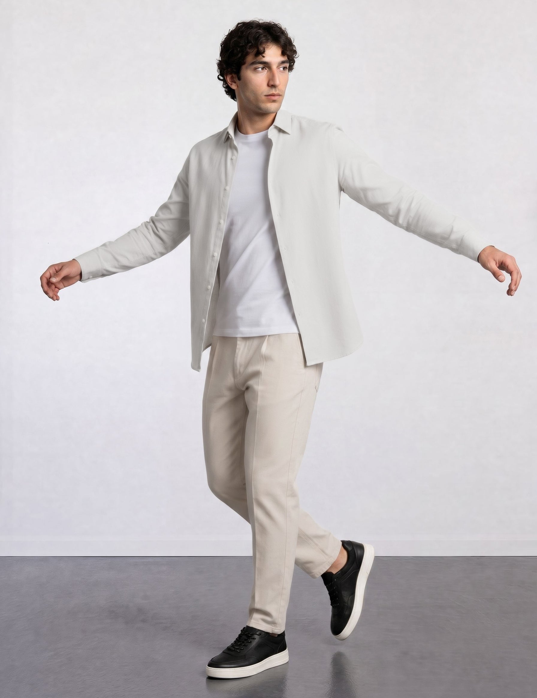 THE SOFT EASE - CHINO PANTS - SAND