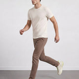 THE ACTIVE - SLIM HALF TEE - OFF WHITE