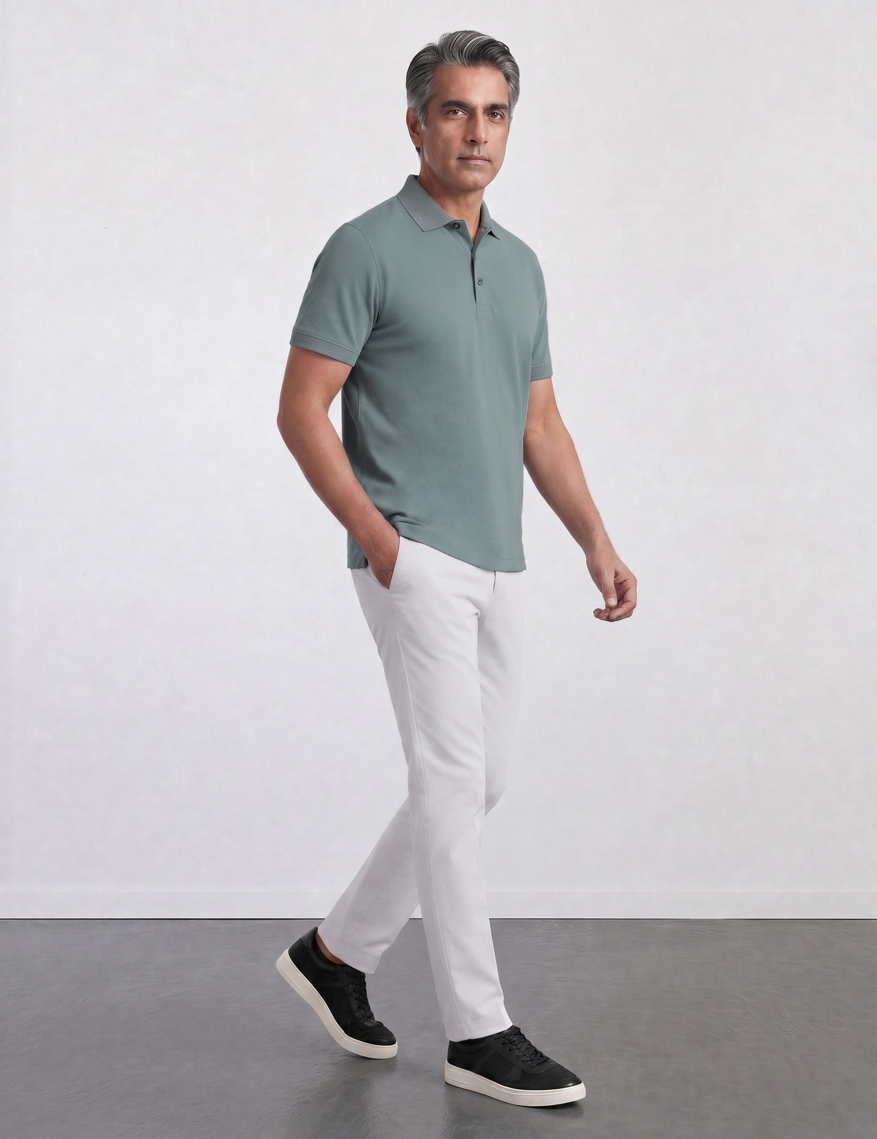 THE PIQUÉ FLEX - REGULAR POLO - BLUE