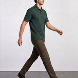 THE PIQUÉ FLEX - REGULAR POLO - DARK GREEN