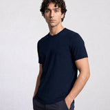 THE EVERYDAY - SEAMLESS HALF TEE - NAVY BLUE