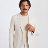THE HYPERFLEX - SUPER SLIM RIPSTOP BLAZER - OFF WHITE
