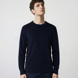 THE SOFT EASE - REGULAR SWEATER - NAVY BLUE