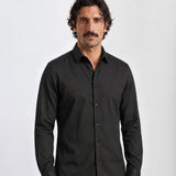 THE CITY - SLIM SHIRT - BLACK