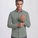 THE HYPERFLEX - SLIM FULL SHIRT - PISTACHIO GREEN