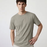 THE FLEX - PIMA HALF TEE - OLIVE GREEN