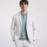 THE TECH TWILL - SUPER SLIM BLAZER - GREY