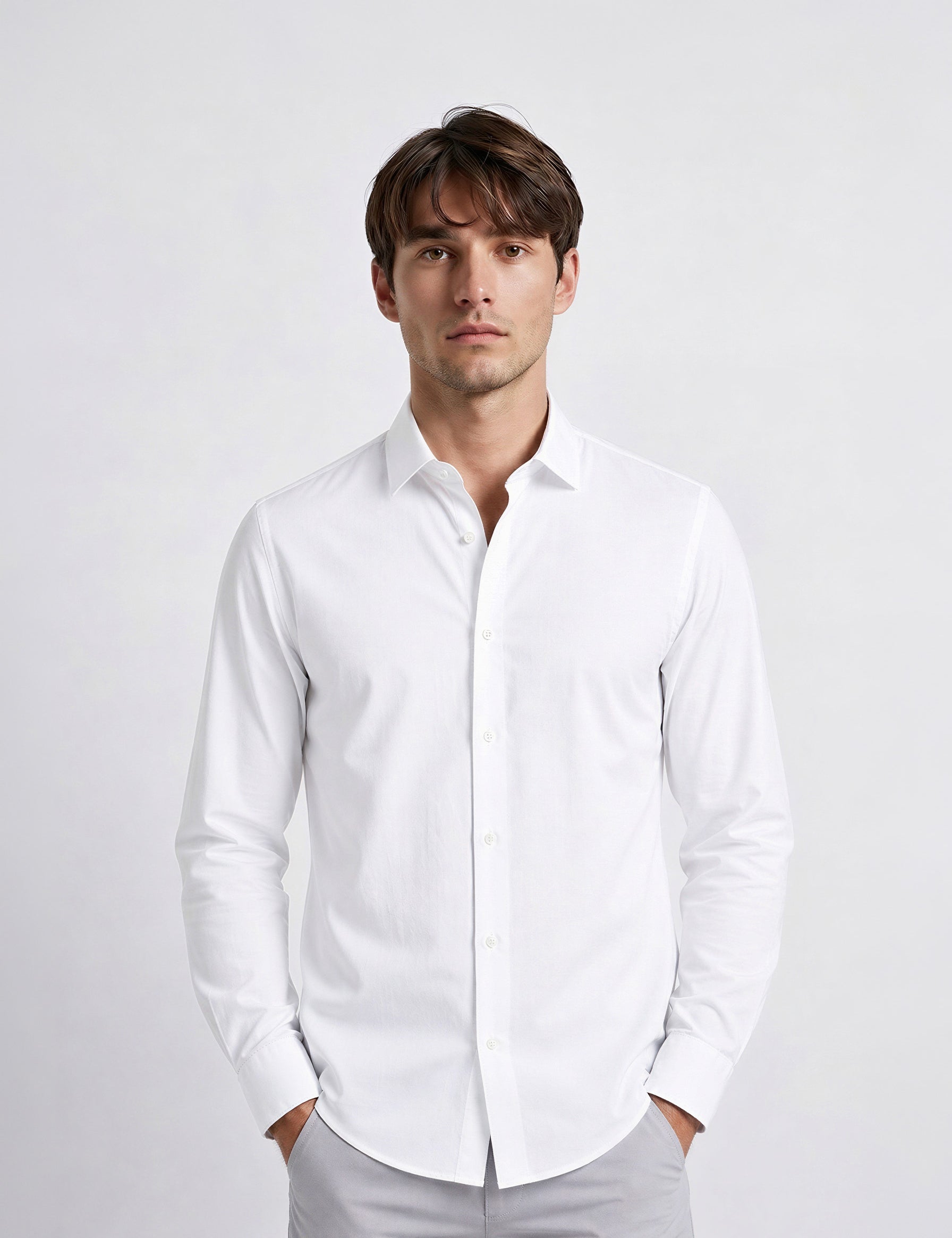THE EASY - SLIM SHIRT - WHITE