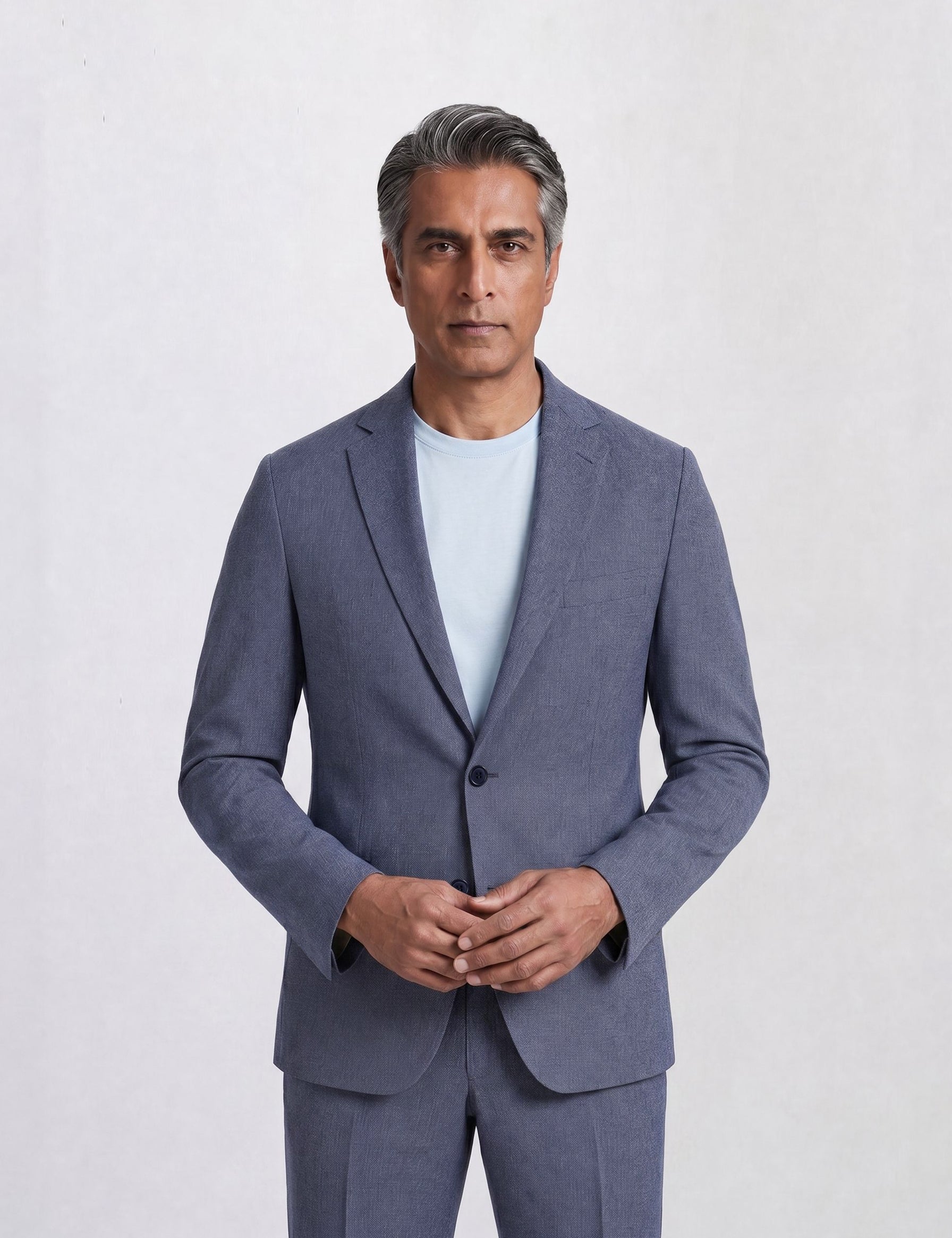 THE AIRTECH - SUPER SLIM BLAZER - BLUE BLEND