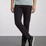 THE MOOVEX - MESH CHINO PANTS - BLACK