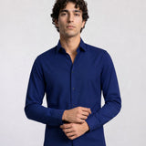 THE EASY - SLIM SHIRT - NAVY BLUE