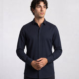 THE AIRTECH - SLIM FULL SHIRT - BLACK