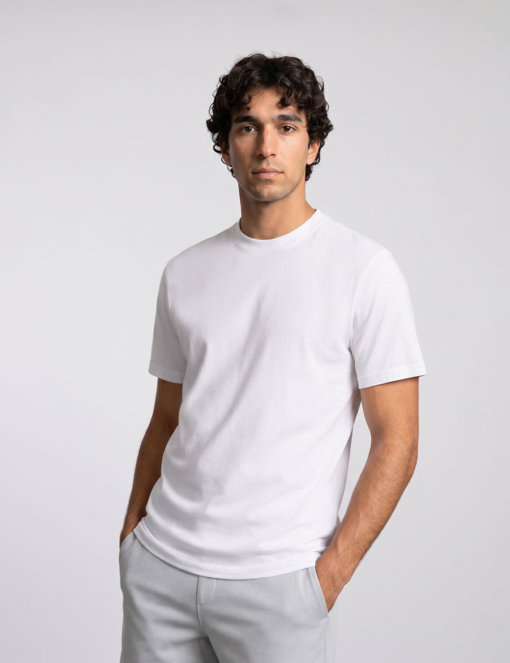 THE EVERYDAY - PIQUÉ TEE - WHITE