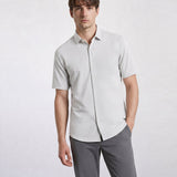 THE EVERYDAY - SLIM HALF SHIRT - GREY
