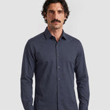 THE HYPERFLEX - SLIM FULL SHIRT - NAVY BLUE