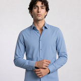 THE EASY - SLIM SHIRT - NAVY BLUE