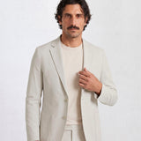 THE HYPERFLEX - SUPER SLIM RIPSTOP BLAZER - OFF WHITE