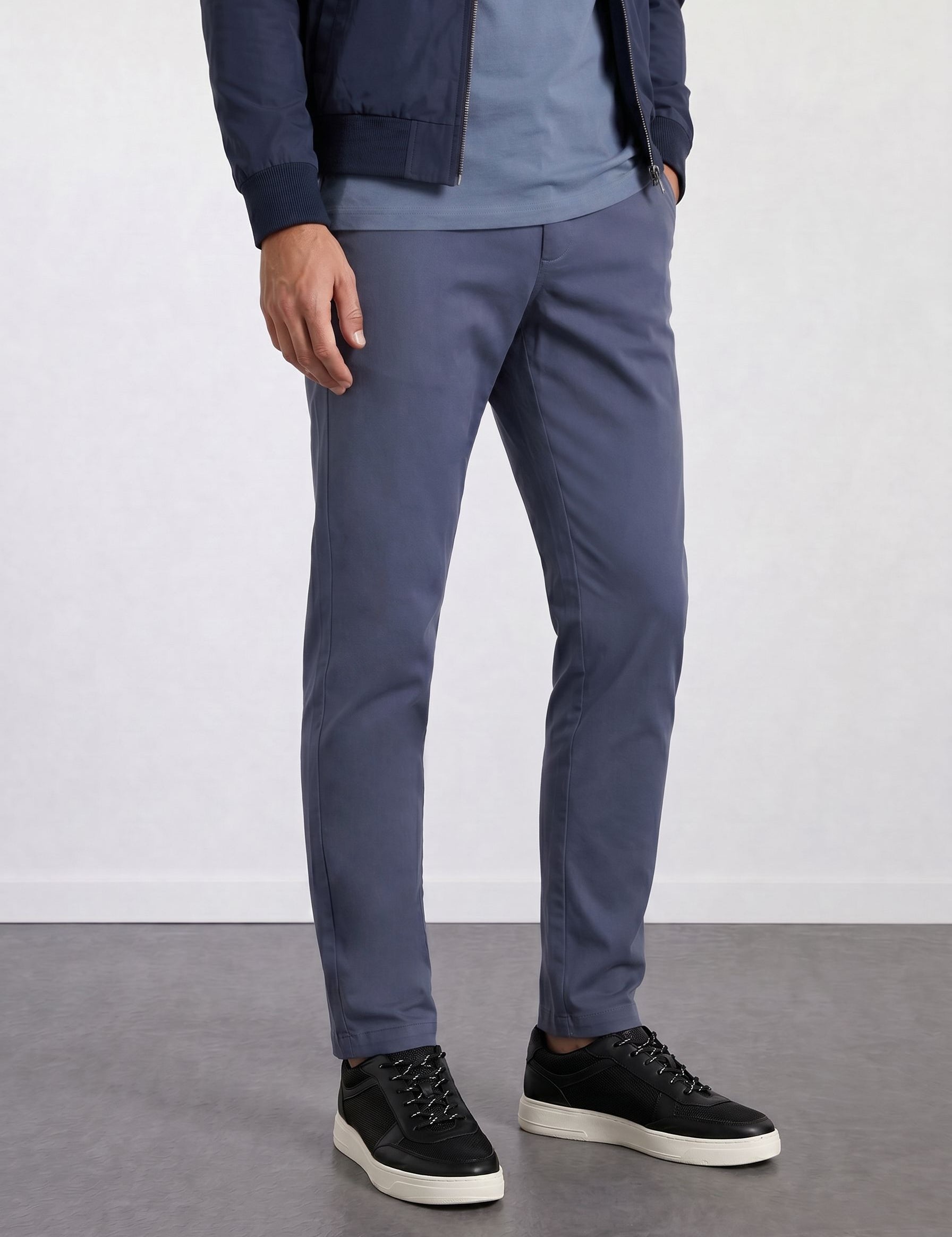 THE MOOVEX - CHINO PANTS - NAVY BLUE