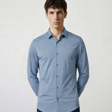 THE HYPERFLEX - SLIM FULL SHIRT - LIGHT BLUE