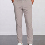 THE MOOVEX - CHINO PANTS - LIGHT GREY