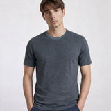 THE EVERYDAY - SEAMLESS HALF TEE - MEDIUM BLUE
