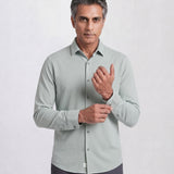 THE HYPERFLEX - SLIM FULL SHIRT - PISTACHIO GREEN