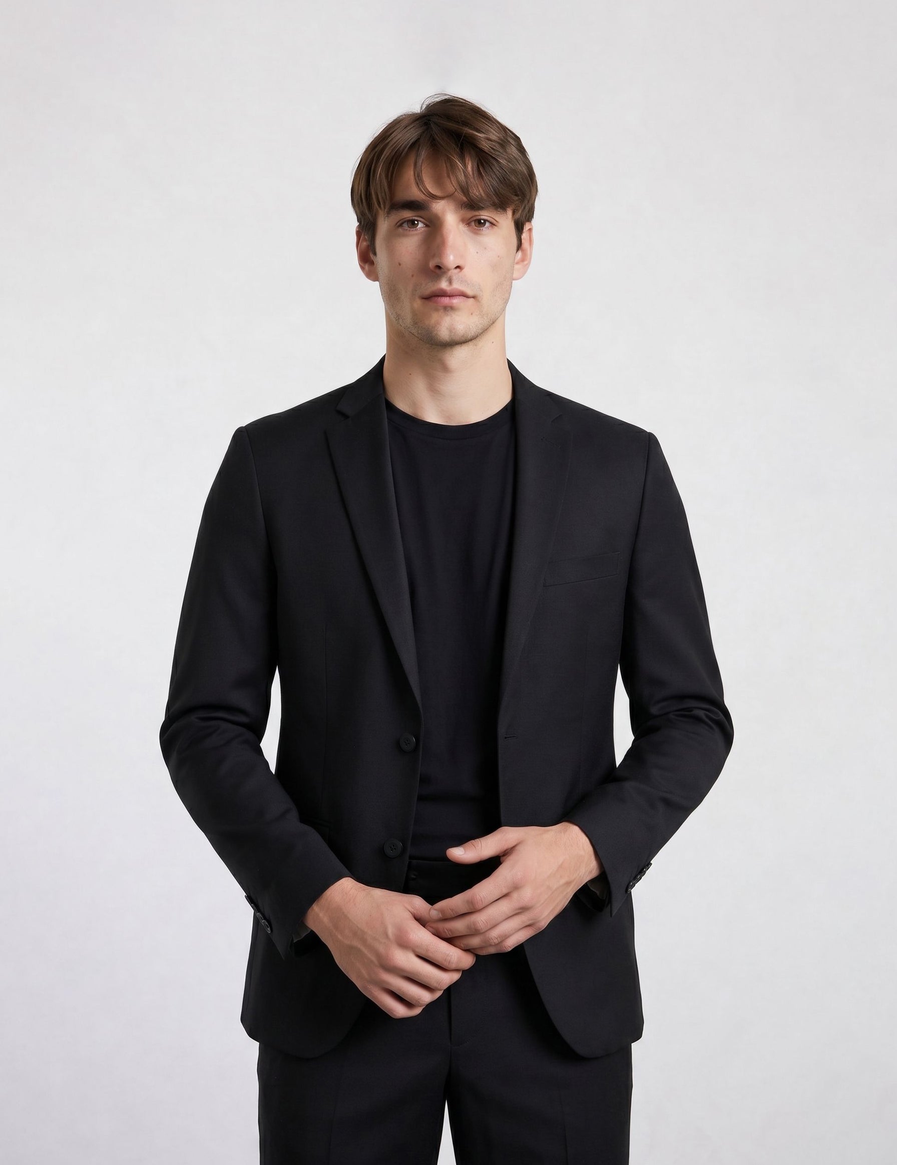 THE HYPERFLEX - SUPER SLIM BLAZER - BLACK