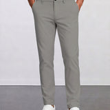 THE MOOVEX - CHINO PANTS - LIGHT GREY