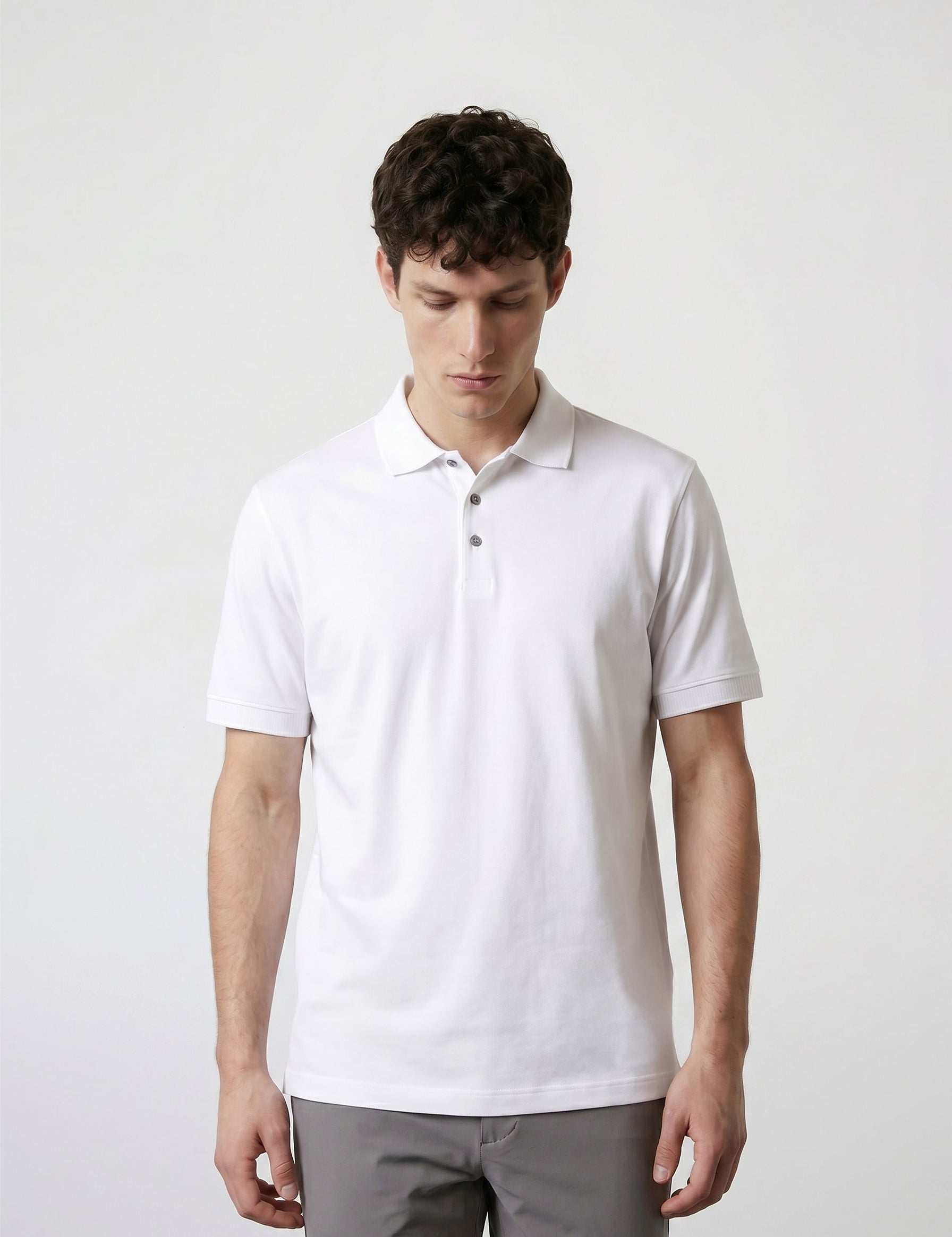 THE PIQUÉ FLEX - REGULAR POLO - ICE