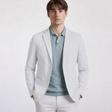 THE TECH TWILL - SUPER SLIM BLAZER - GREY