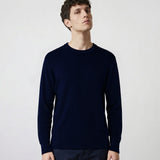 THE SOFT EASE - REGULAR SWEATER - NAVY BLUE