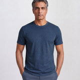 THE EVERYDAY - SEAMLESS HALF TEE - BLUE