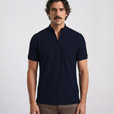 THE ACTIVE - QUARTER ZIP HALF TEE - NAVY BLUE